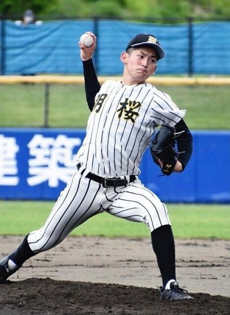 風間選手が登板している画像