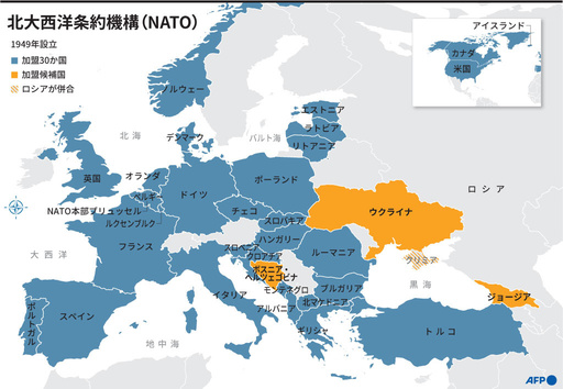 NATOに加盟するソビエトの国たち